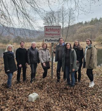 Team der Nationalparkverwaltung bei der Thaya
