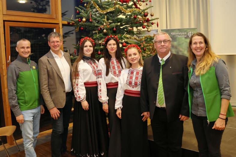 Sängerin des ukrainischen Chors Chervona Kalyna