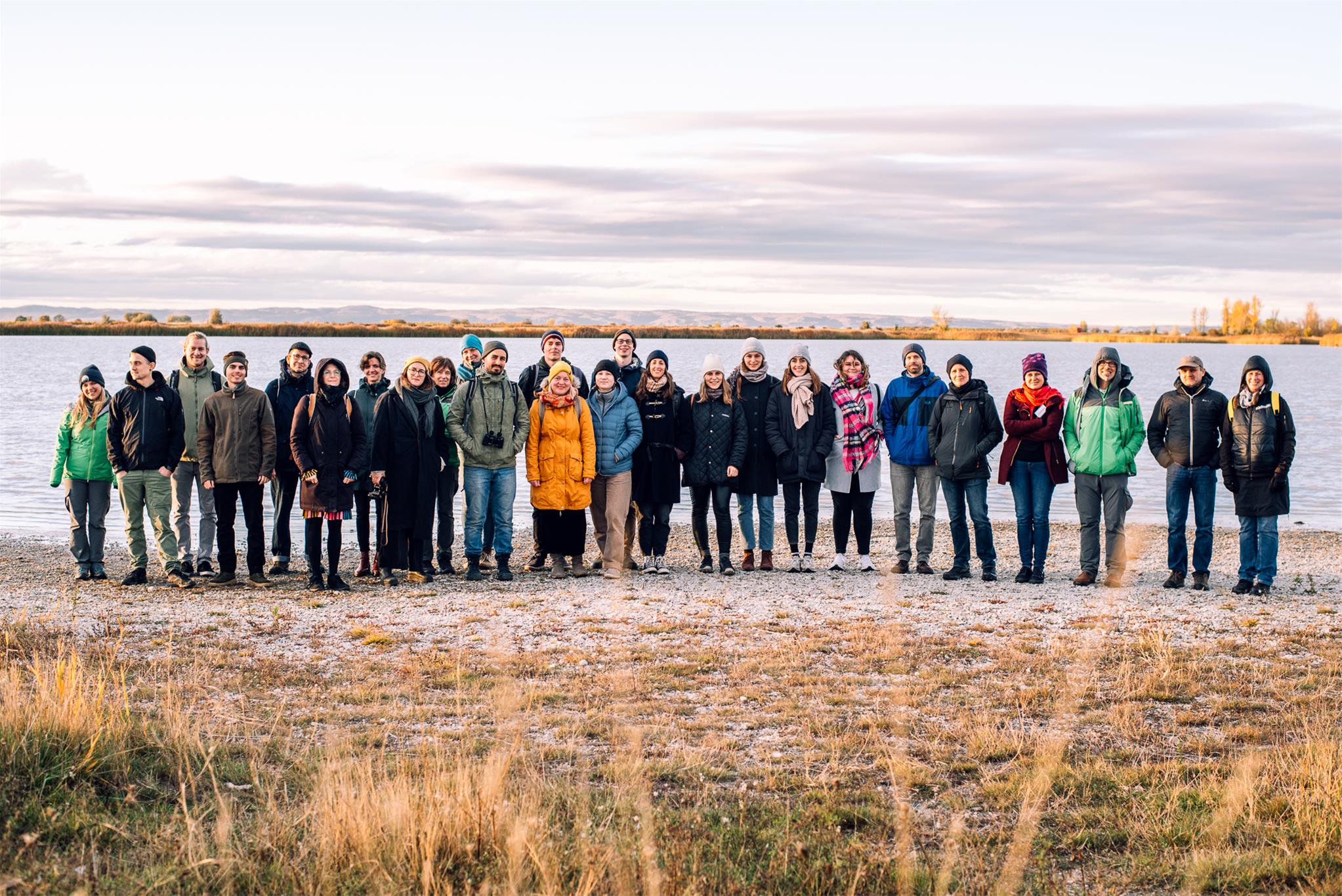 Exkursion zu den Salzlacken des Nationalpark Neusiedler see bei der Abschlussveranstaltung der Medienstipendien