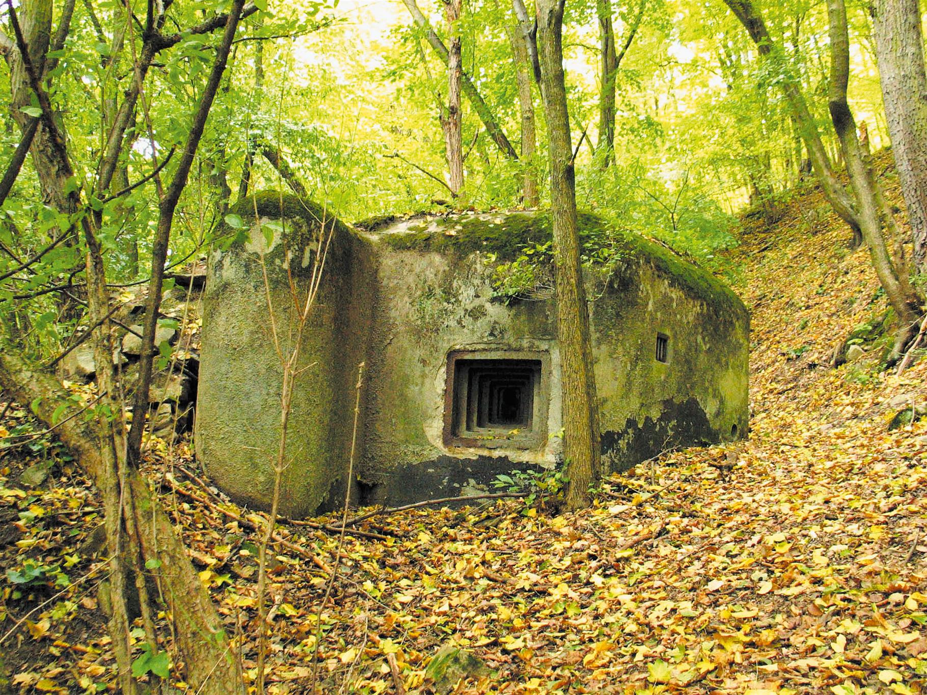 Bunker im tschechischen Nationalpark