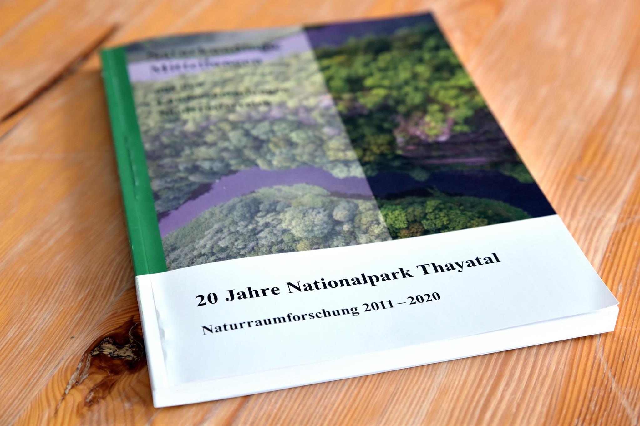 20 Jahre Nationalpark Thayatal - Naturraumforschung 2011-2020